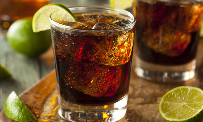 What's Cookin Good Lookin - Homemade Cocktail Alcohol Cuba Libre