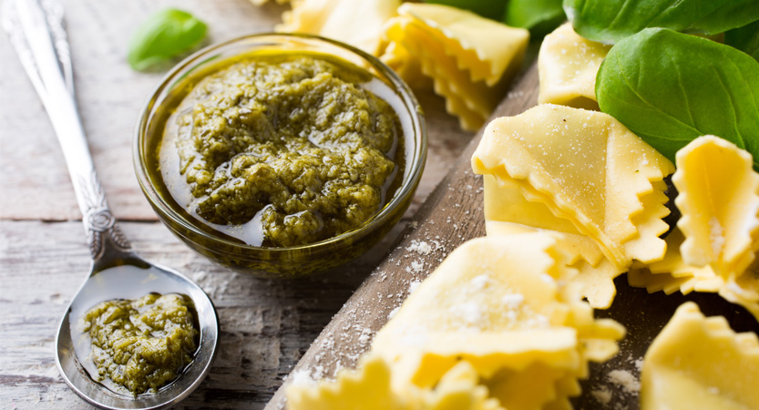 What's Cookin Good Lookin - Homemade Italian - Pesto Filling
