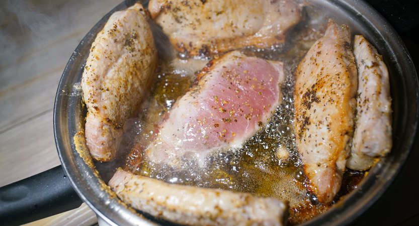 What's Cookin Good Lookin - Homemade Food Ingredients - Luscious Pork Chops (in butter)